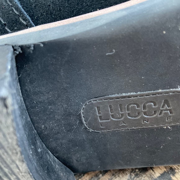Lucca black suede boots,6 1/2. - Picture 15 of 16